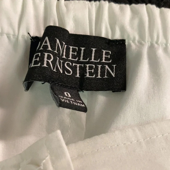 Danielle Bernstein Brushed Cotton Puff Sleeve Dress Sz 0 White - Picture 5 of 6